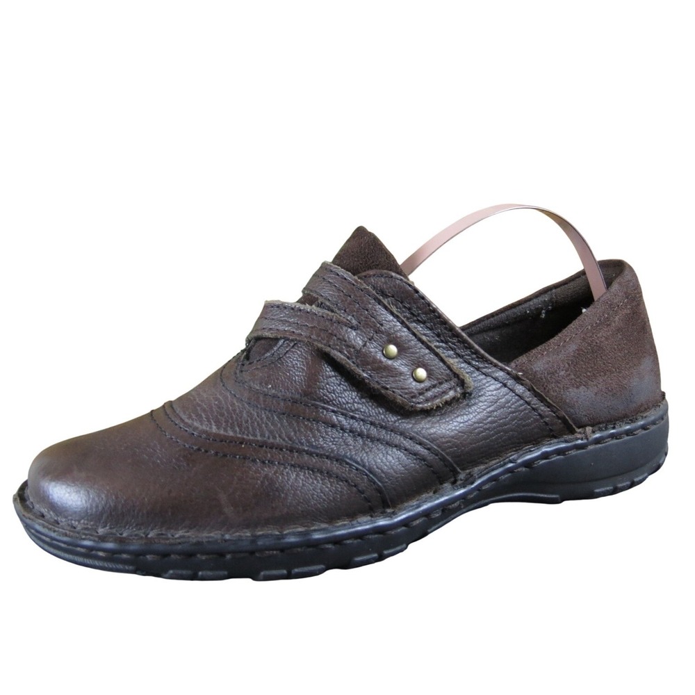 Earth Origins Women's Brown Leather Mary‎ Jane Comfort Shoes Size 6